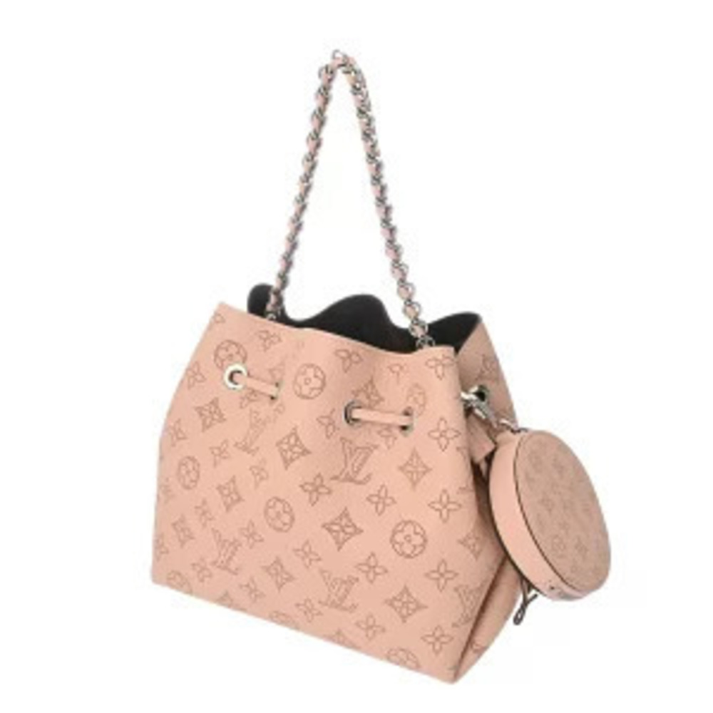 Louis Vuitton Shoulder Monogram Bella Leather Bag Mahina Magnolia
